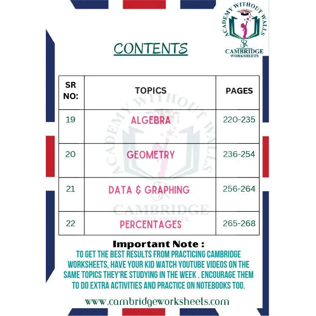 Educational Grade 5 math activities for students