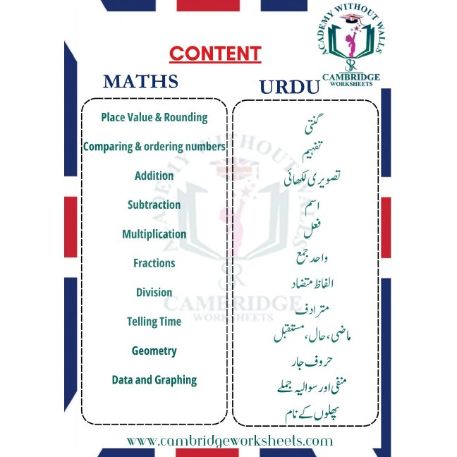 Grade 3 Admission Pack