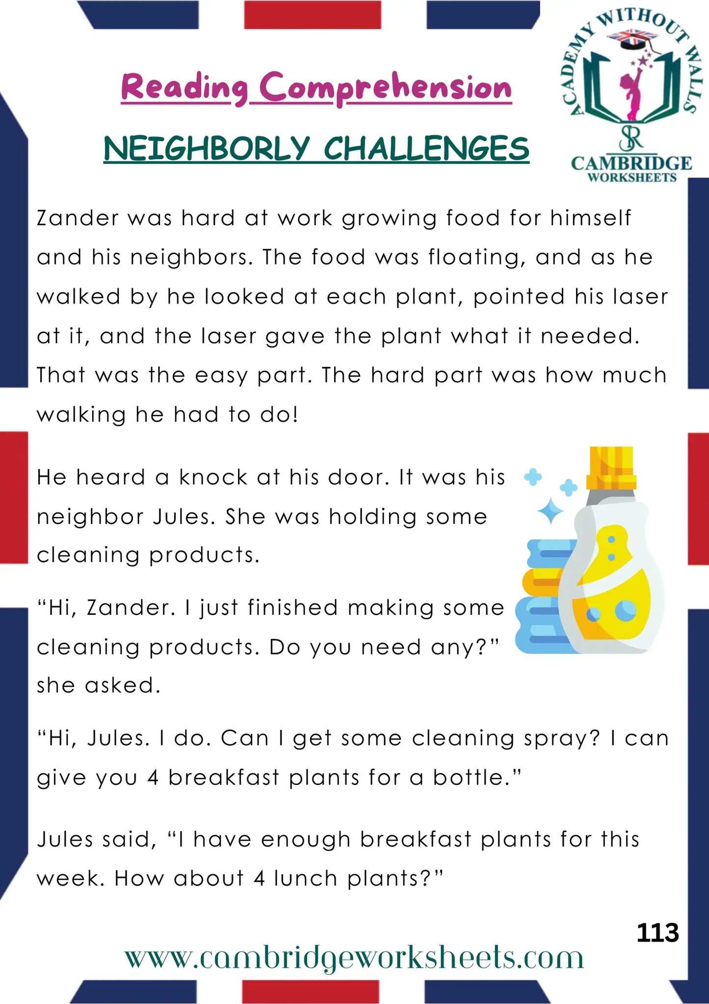 READING COMPREHENSION-114