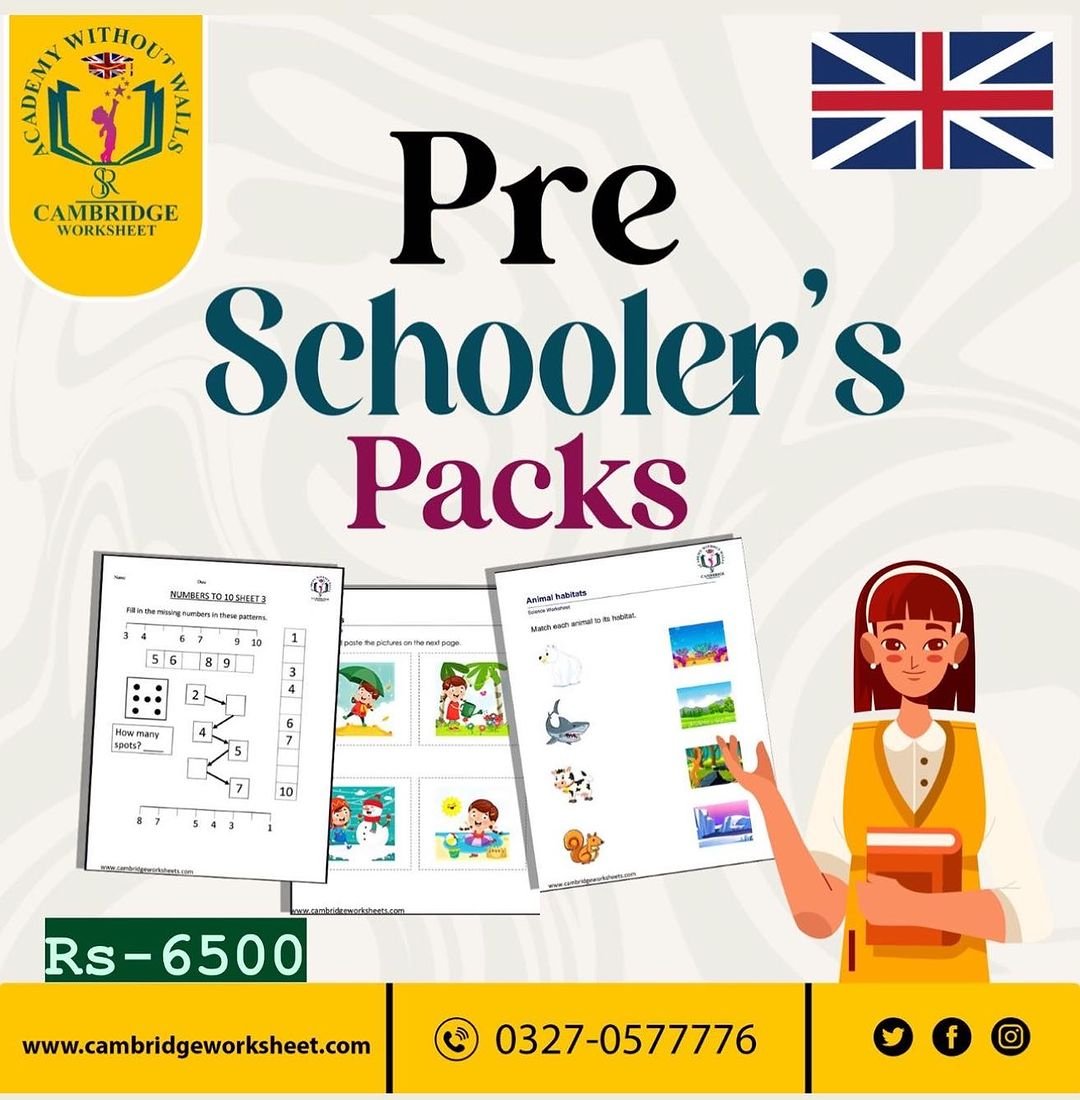 Pre Schooler's Home Schooling Pack