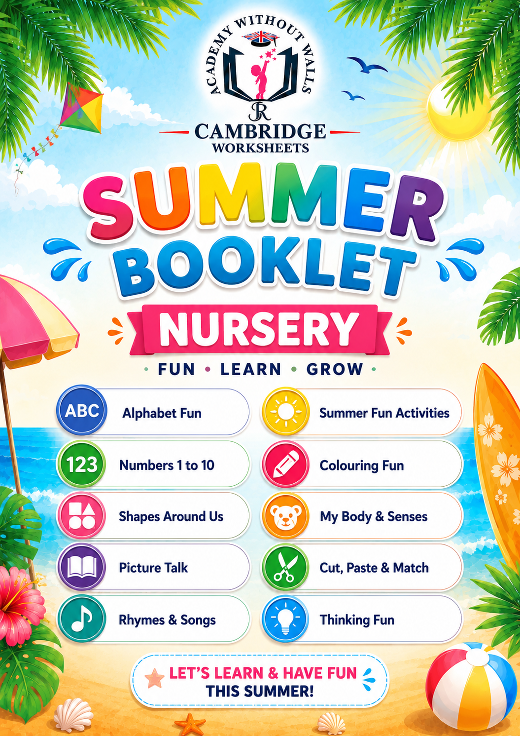 Summer Booklet Nursery