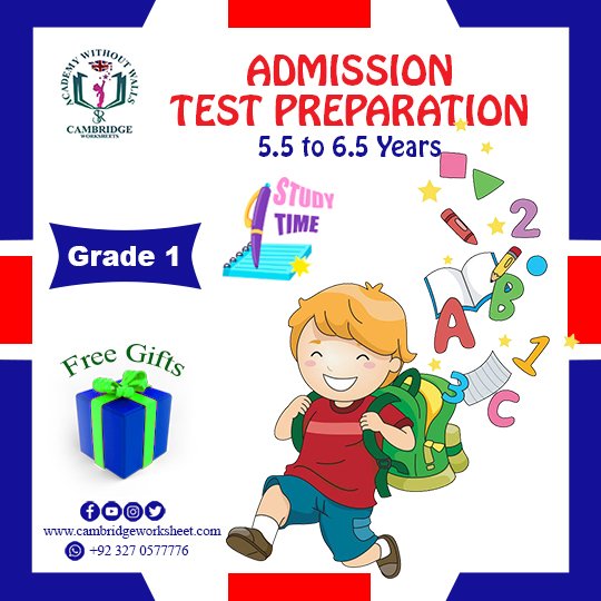 Admission Test Preparation (Grade 1)