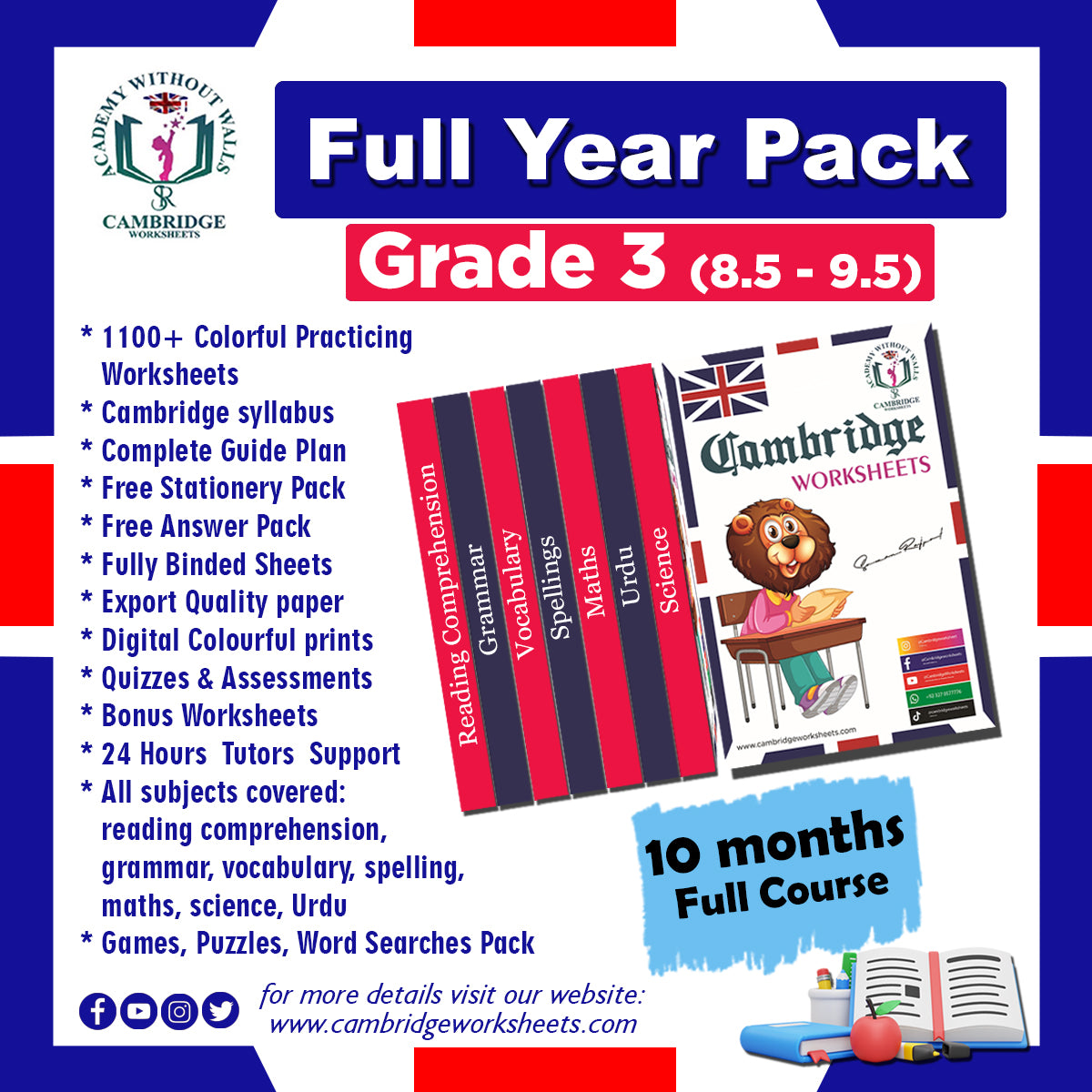 Full Year Pack (Grade 3)