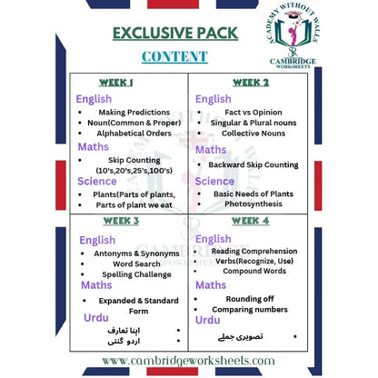 Grade 2 Advance Learning Bundle for Cambridge students