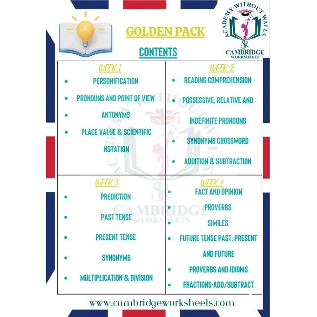 Grade 6 study workbook for English Math's Science and Urdu