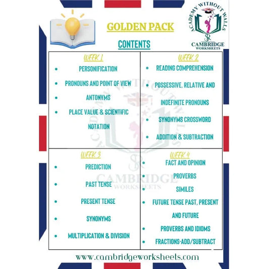 Grade 6 study workbook for English Math's Science and Urdu