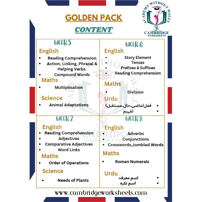 Grade 3 Golden pack