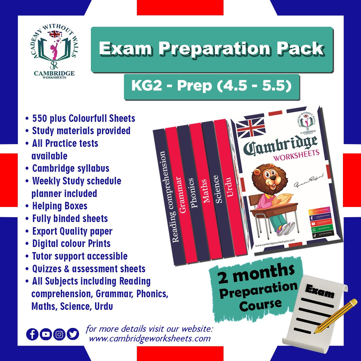 Exam Preparation Pack (KG2 / Prep)