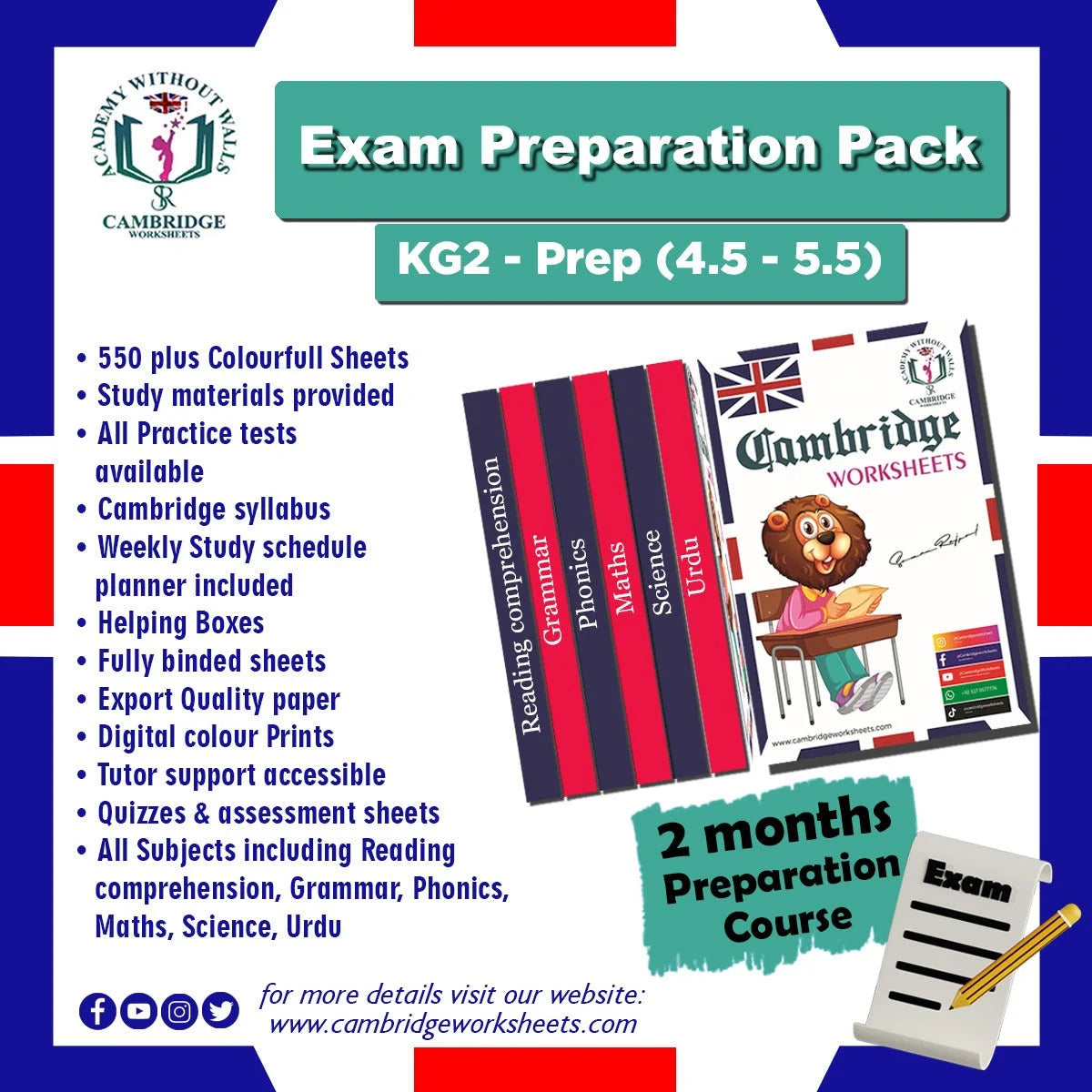 KG2 / Prep Exam Preparation Pack