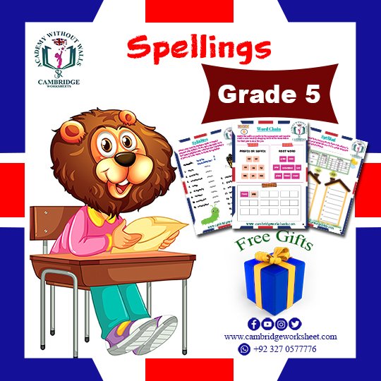 Spellings Pack (Grade 5)