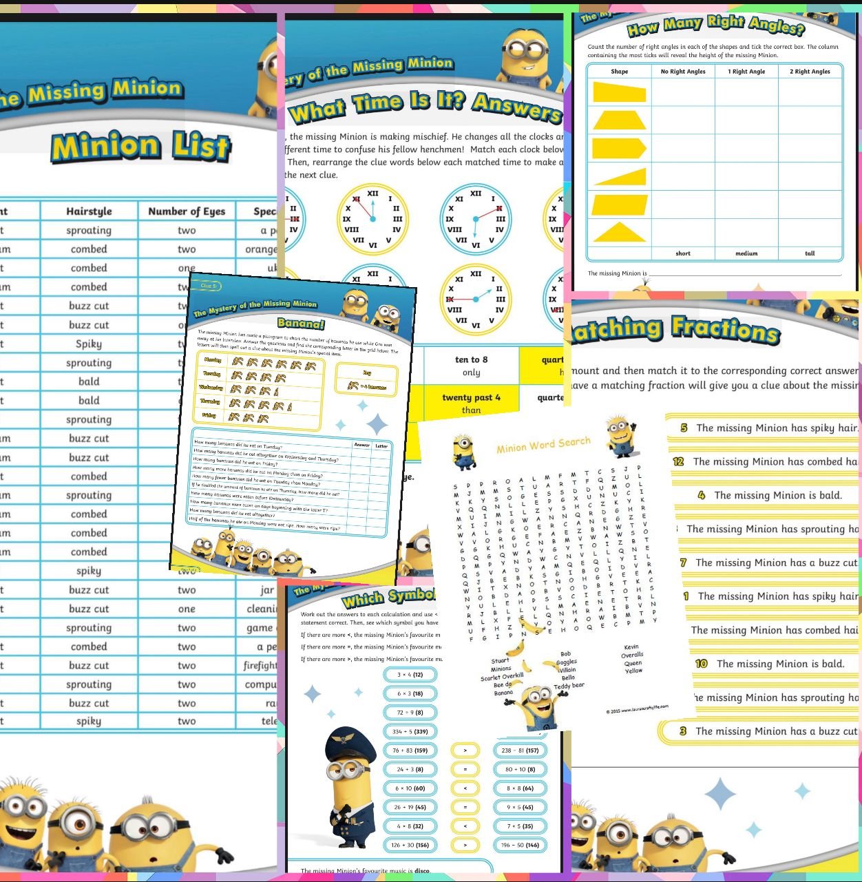 Minions 7-10 Years Kid Activity Pack