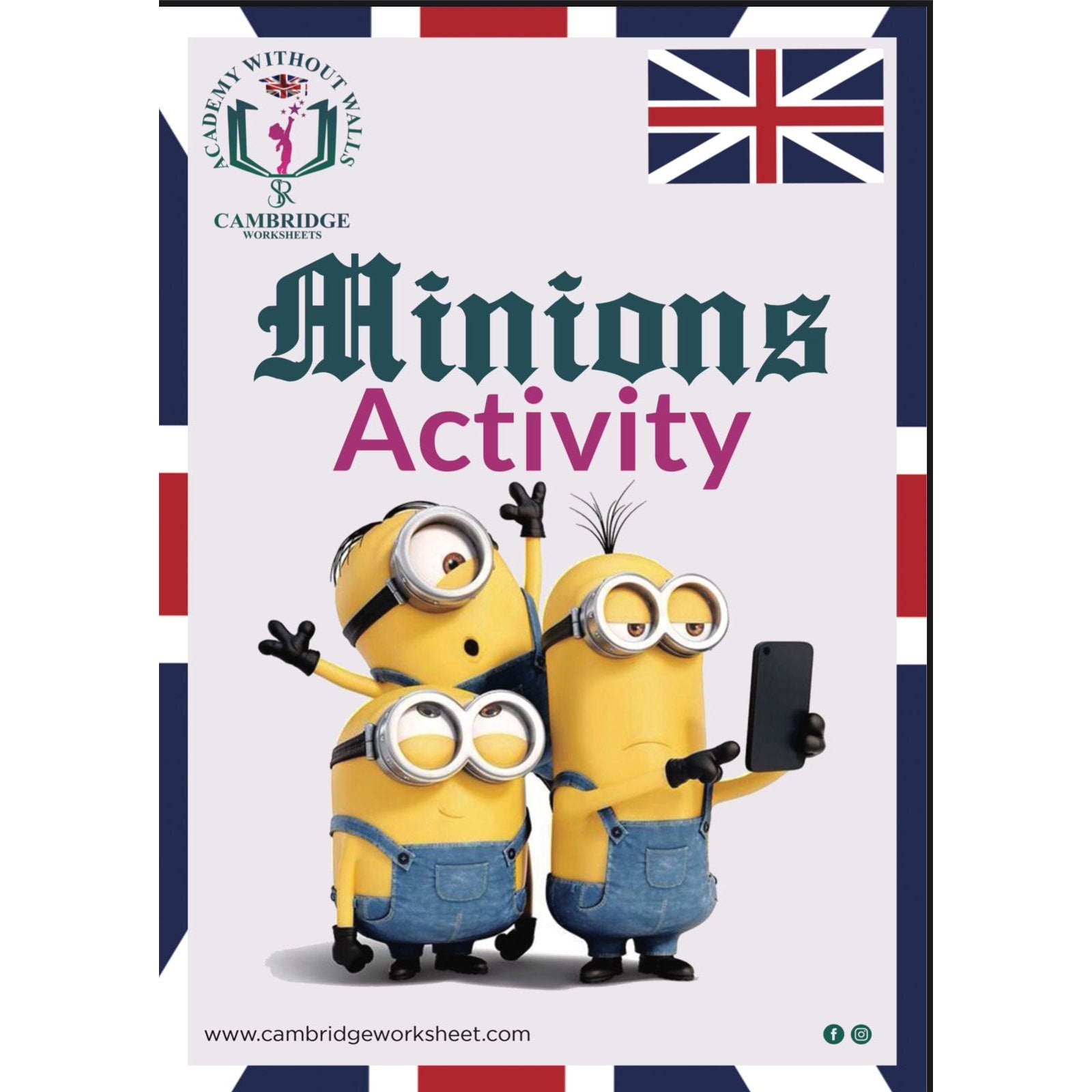 Minions 7-10 Years Kid Activity Pack