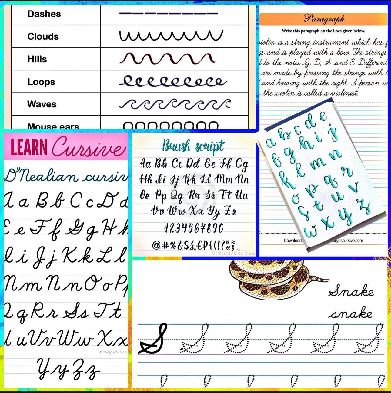 Cursive Writing Activity Pack