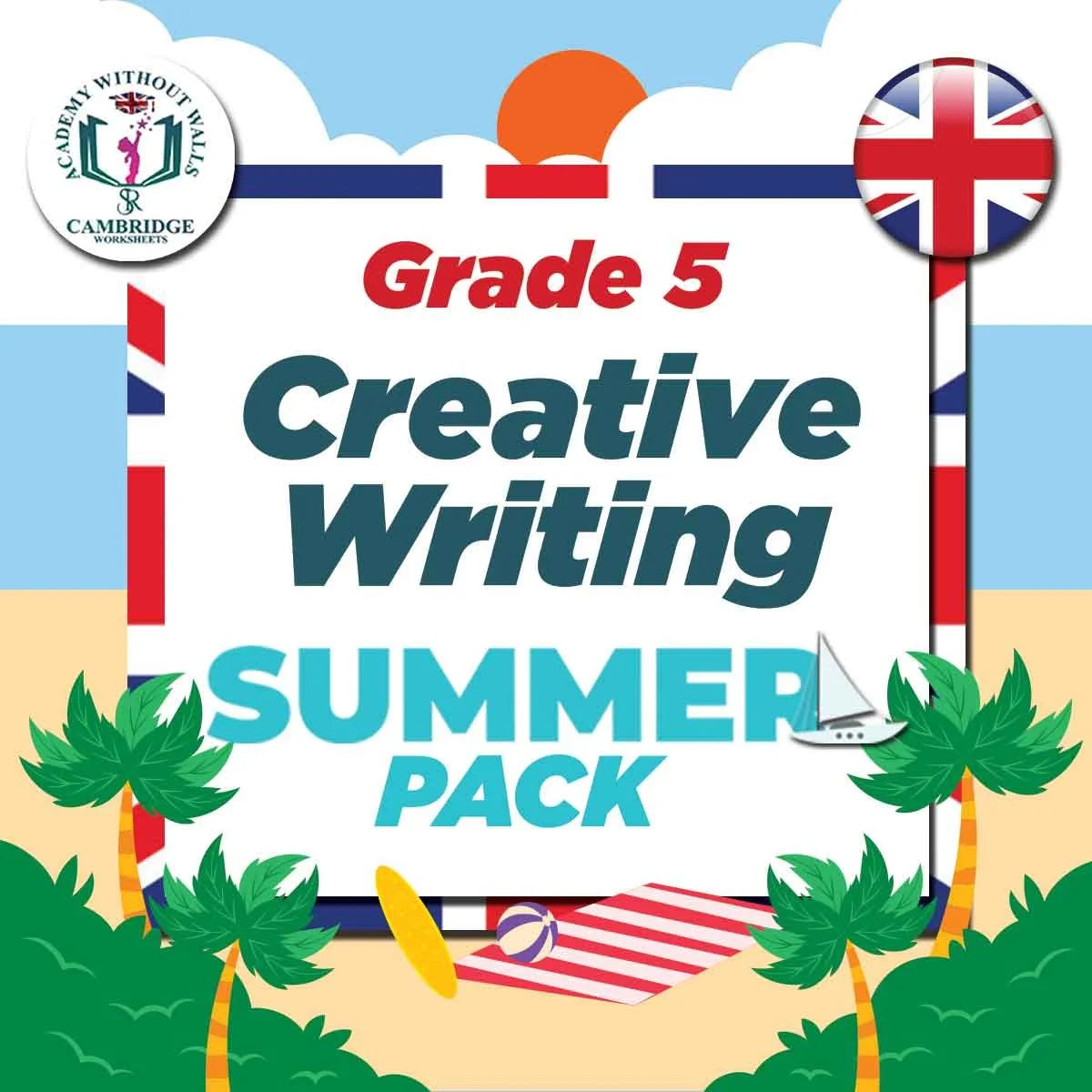 Creative writing worksheets for Grade 5 students in Pakistan