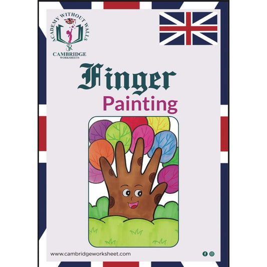 Finger Painting Activity Pack with creative art worksheets for kids