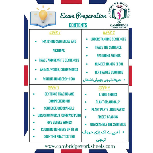 KG2 / Prep Exam Preparation Pack