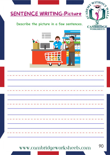 Grade 1 Grammar Pack Contents Page 11 – Cambridge Worksheets