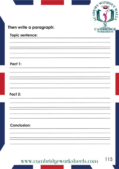 Grade 1 Grammar Pack Contents Page 5 – Cambridge Worksheets