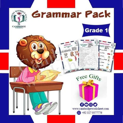 Grade 1 Grammar Pack – Cambridge Worksheets Pakistan