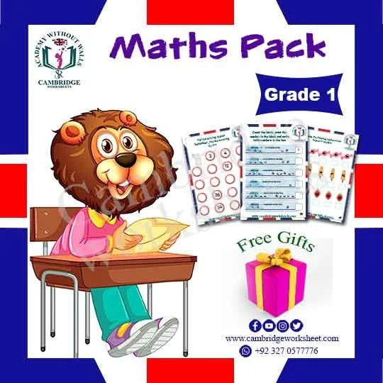 Grade 1 Math's Pack Cambridge printed math's worksheets