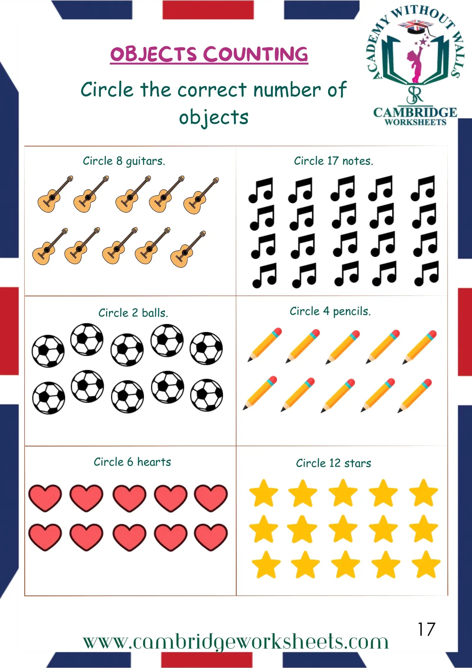 Grade 1 measurement worksheets with practical math's exercises