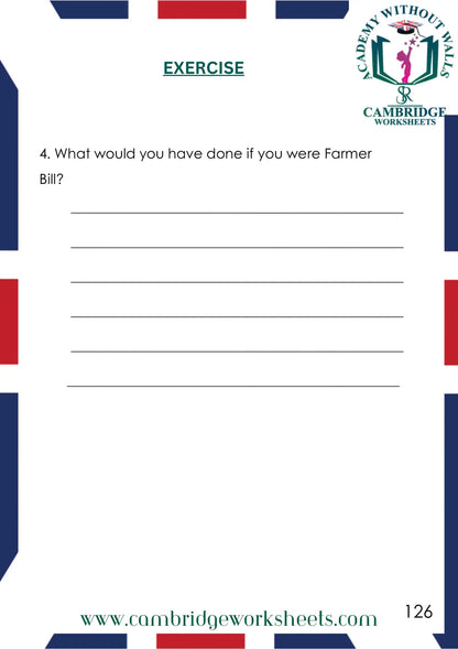 Grade 1 Reading Comprehension Pack Contents Page 7 – Cambridge Worksheets