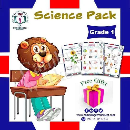 Grade 1 Science Pack Cambridge printed science worksheets