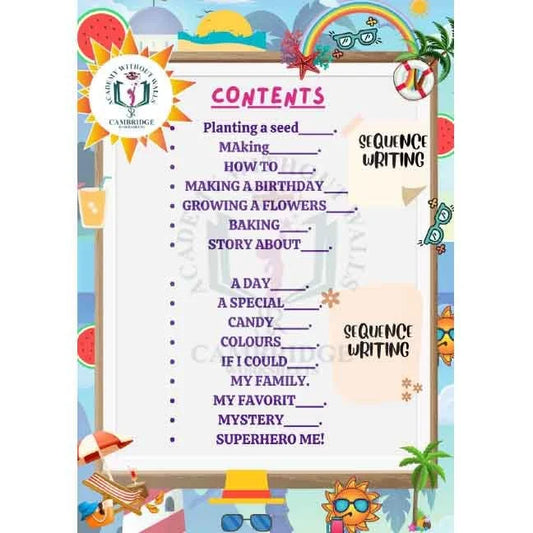 Grade 2 writing workbook for storytelling and paragraph writing