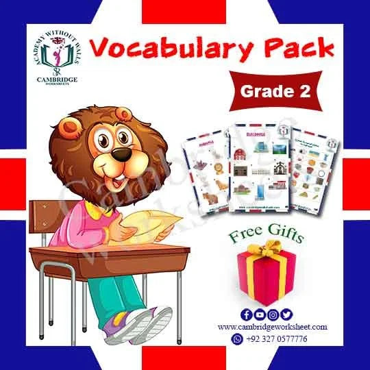 Grade 2 Vocabulary Pack Cambridge printed vocabulary worksheets