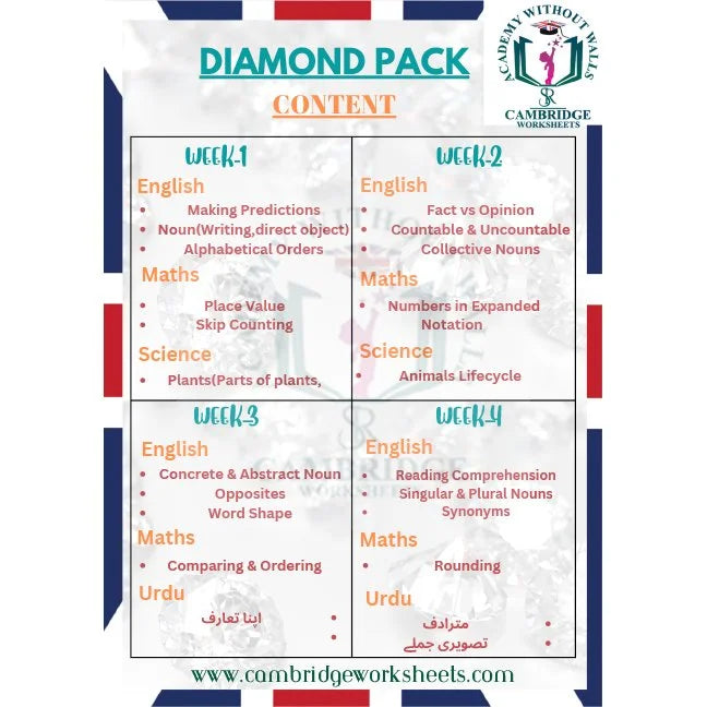 Complete Grade 3 Cambridge learning pack for the full academic year