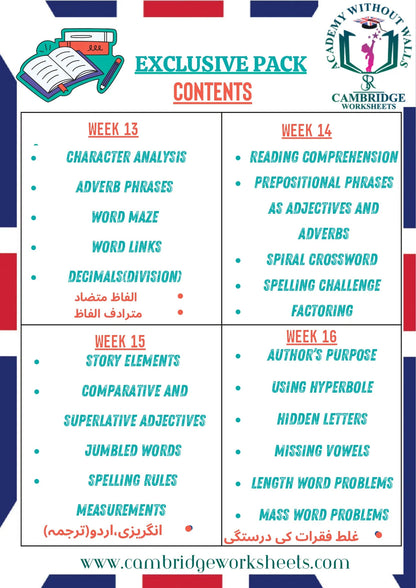 Complete Grade 5 advanced study bundle for primary students