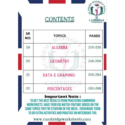 Educational Grade 5 math activities for students