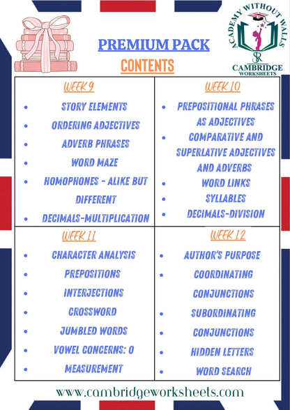 Grade 6 printed worksheets for revision and skill practice