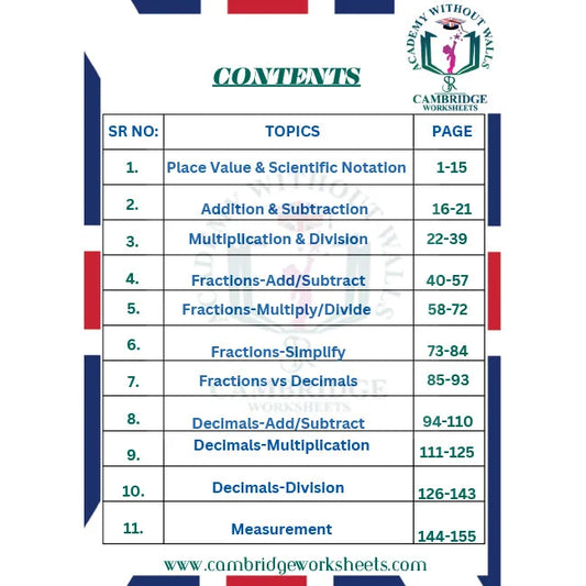 Grade 6 math worksheets for students