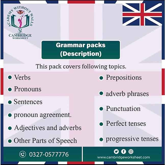 Grammar Pack (Grade 1)