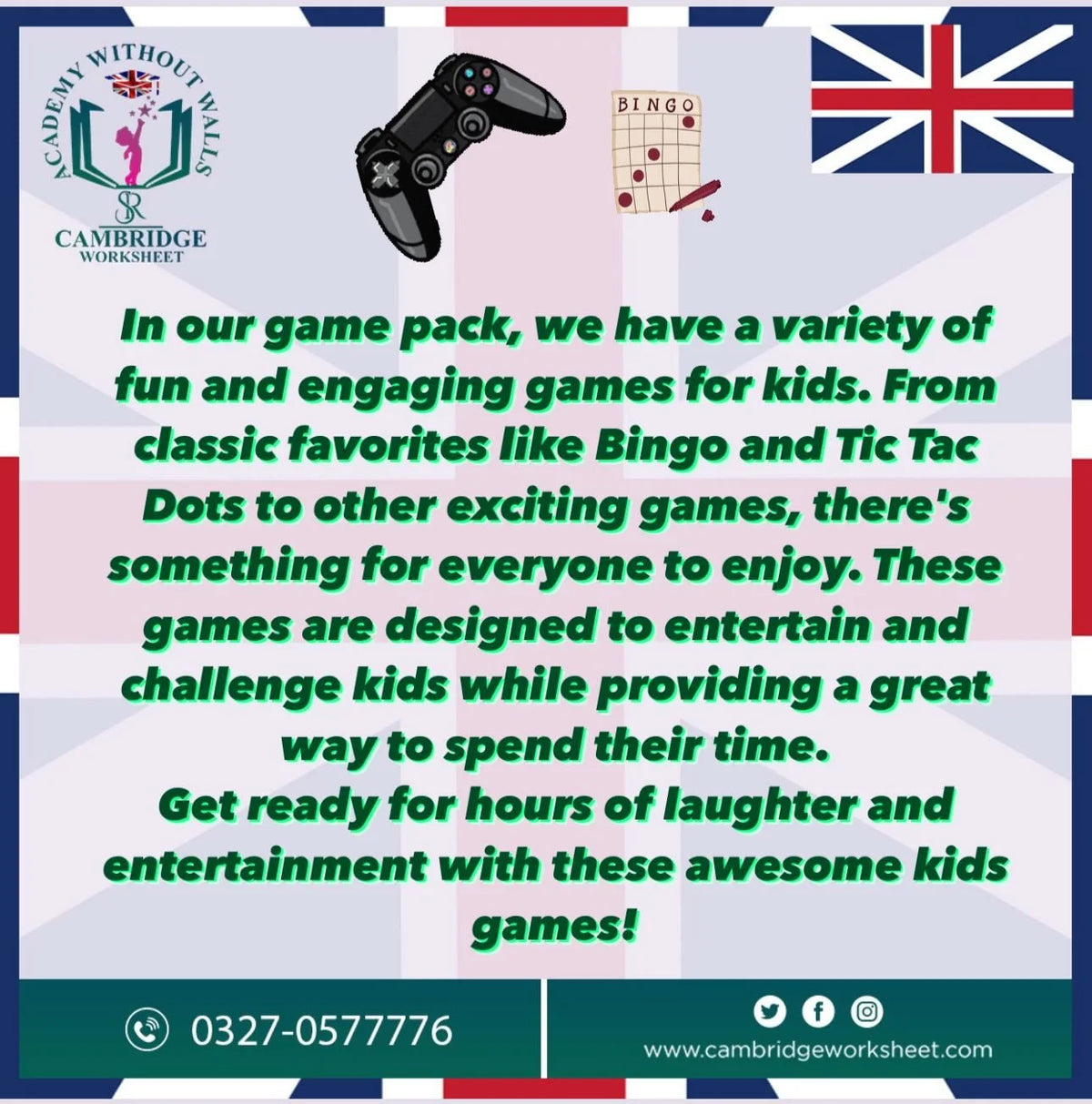 Kids learning games pack with puzzles and matching activities