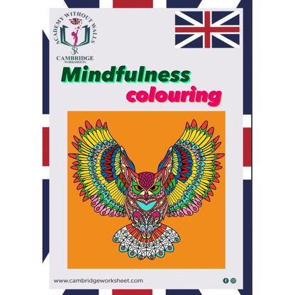 Mindfulness Coloring Activity Pack with printed coloring worksheets