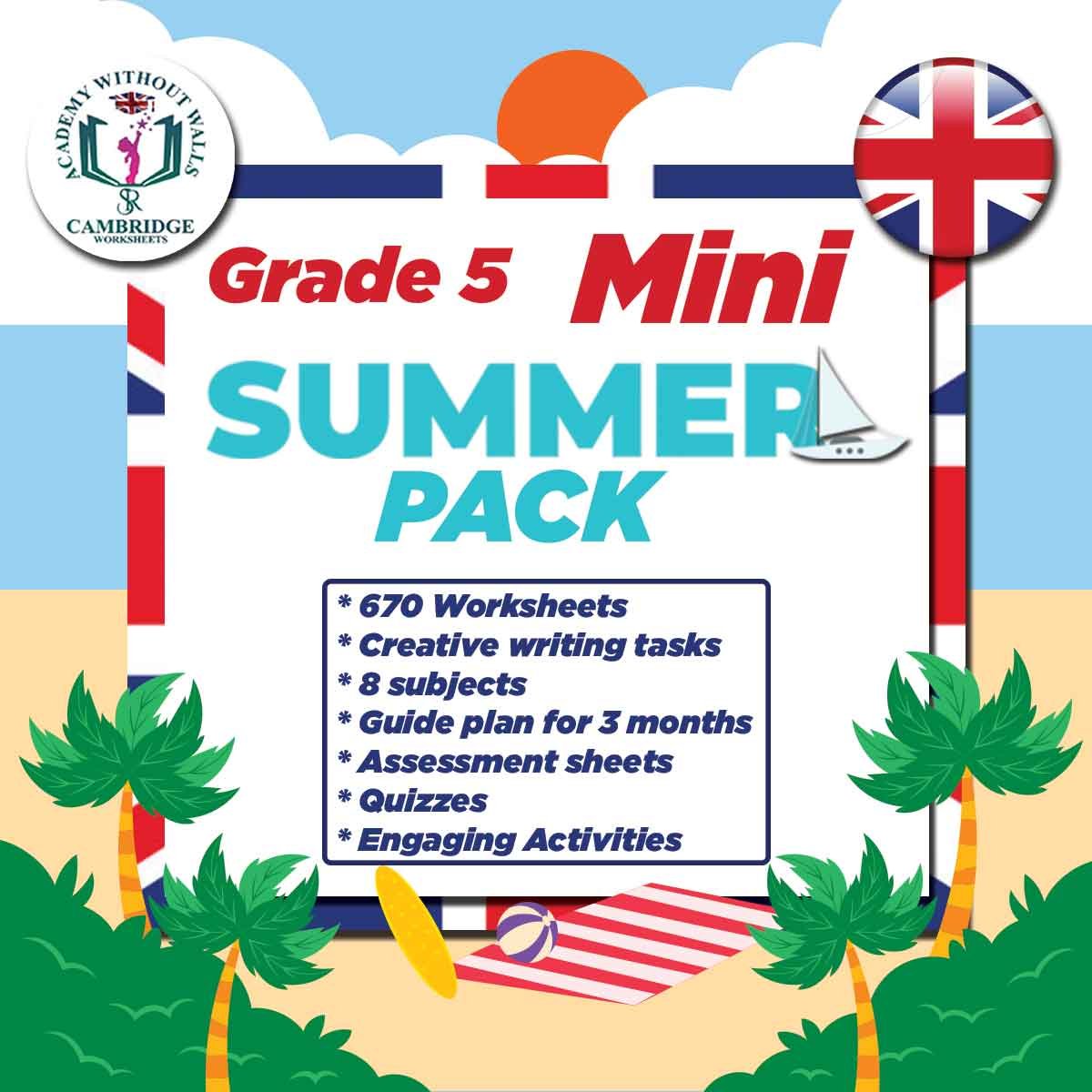 Mini Summer Pack (Grade 5)