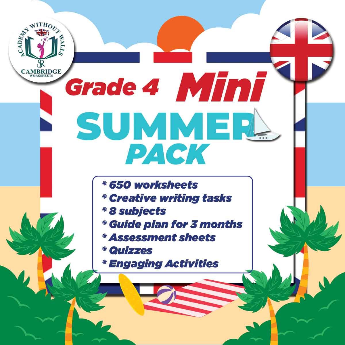 Mini Summer Pack (Grade 4)