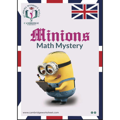 Minions Mystery 4–7 Years Kid Activity Pack with printed learning activities
