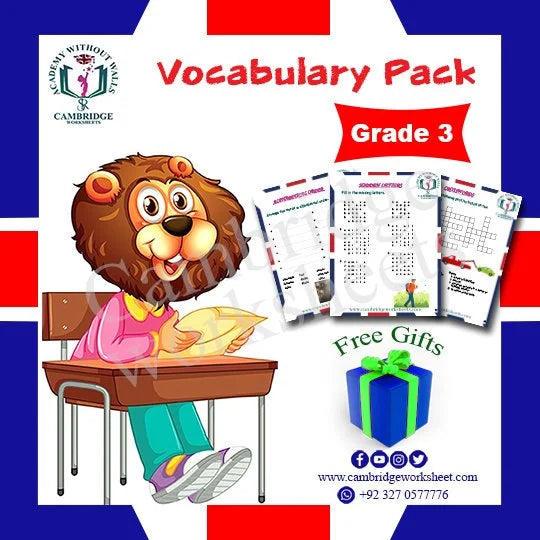 Grade 3 Vocabulary Pack
