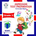 Admission Test Preparation Grade 3 work sheets for kids